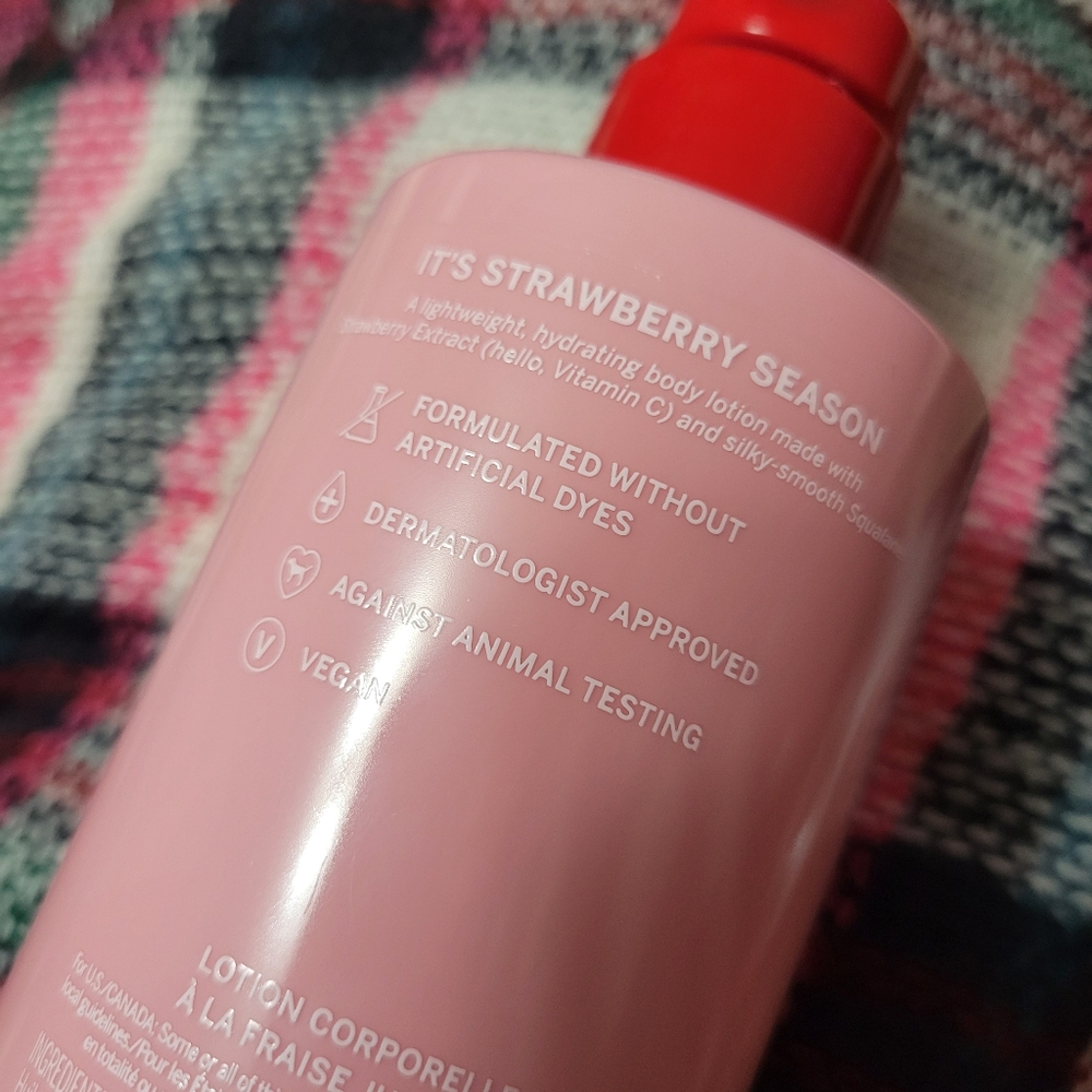 VICTORIA'S SECRET PINK JUICY STRAWBERRY BODY LOTION 12 oz NEW - Picture 5 of 5